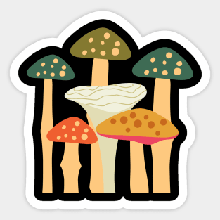 Mushrooms Sticker